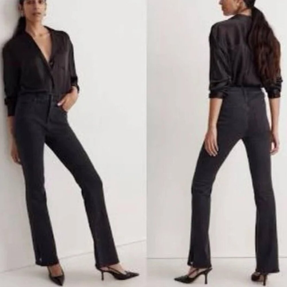 Madewell Roadtripper Skinny Flare jeans black bootcut